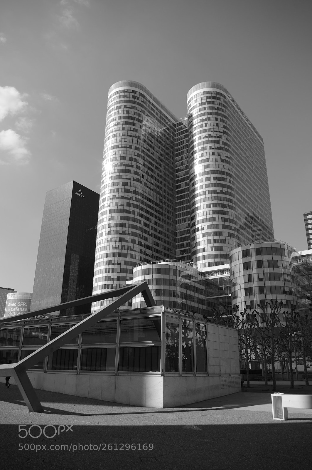 Pentax K-r sample photo. Coeur défense photography