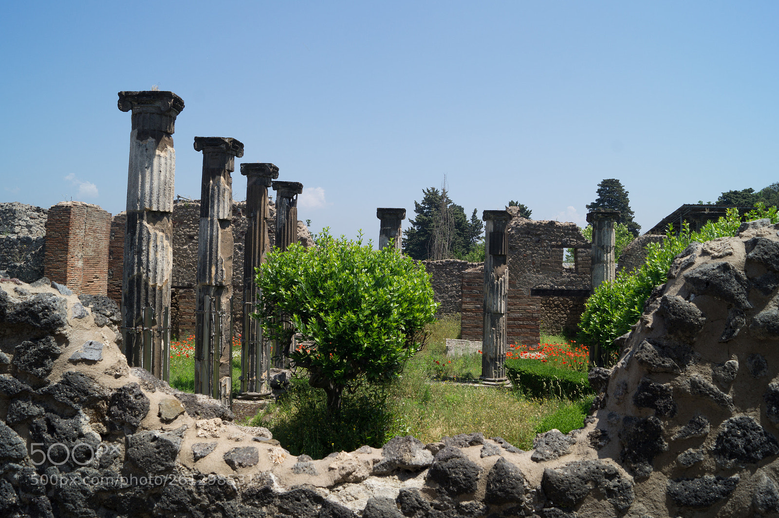 Sony SLT-A58 sample photo. Pompei ruins photography