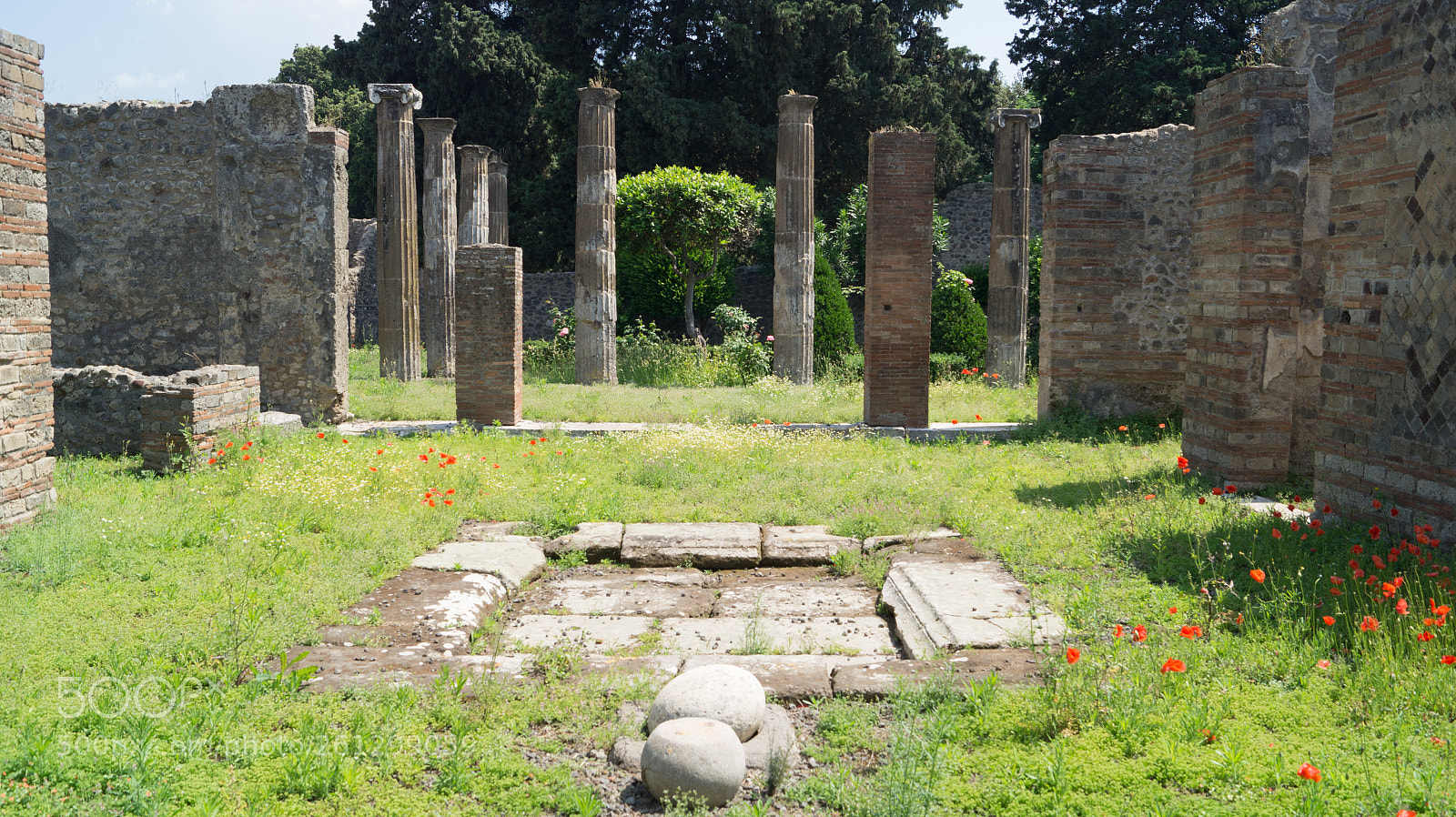 Sony SLT-A58 sample photo. Pompei ruins photography