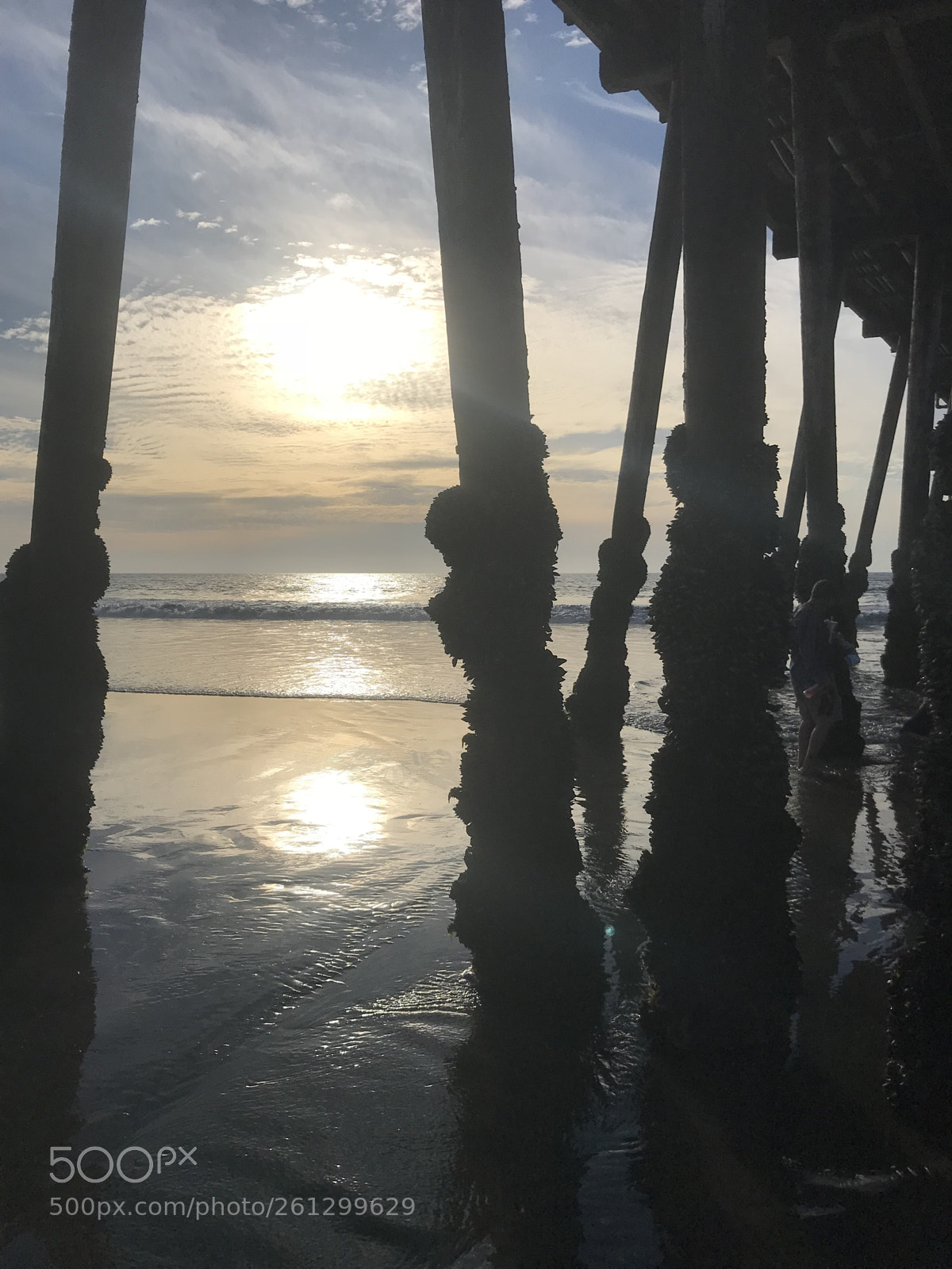 Apple iPhone 7 sample photo. Under the boardwalk  photography