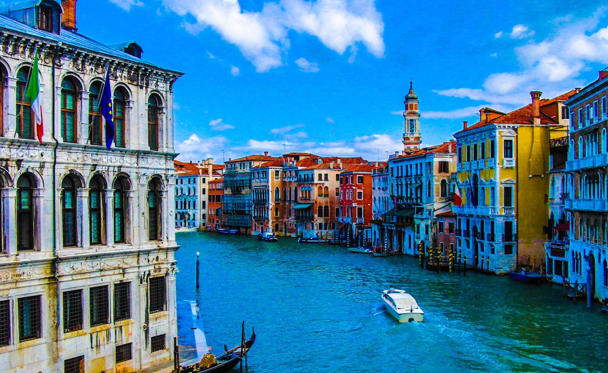 CASIO EX-F1 sample photo. Canale grande, venice... photography