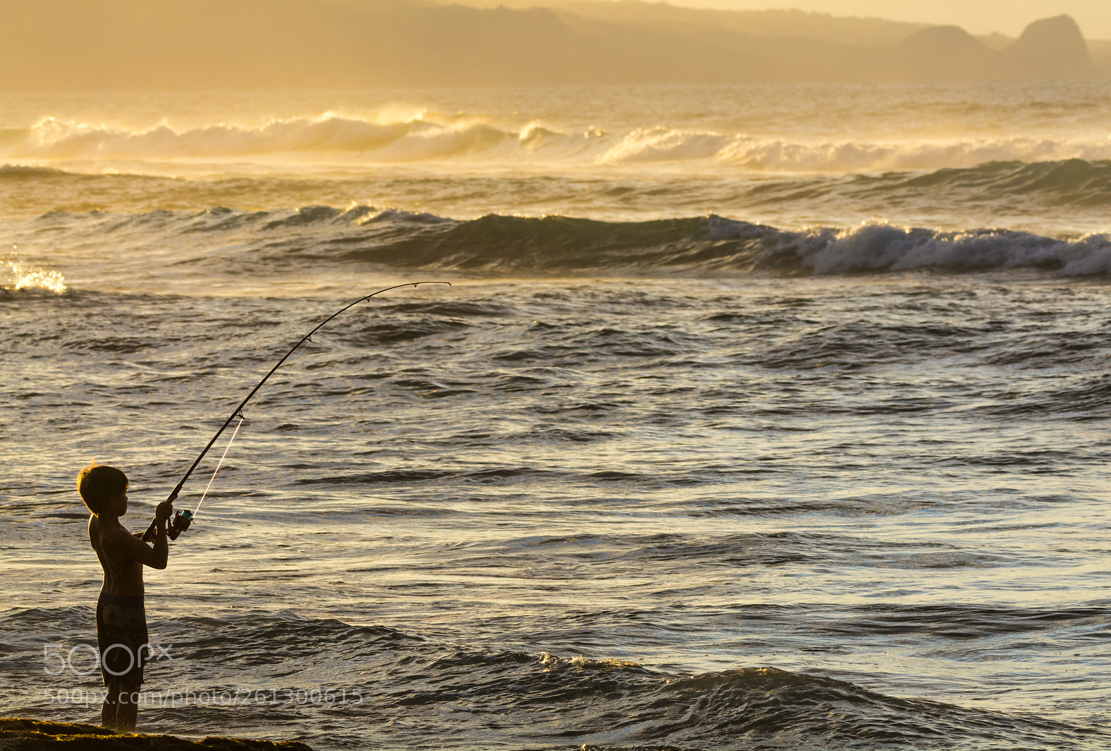 Nikon D7100 sample photo. Surf fishing at sunset photography