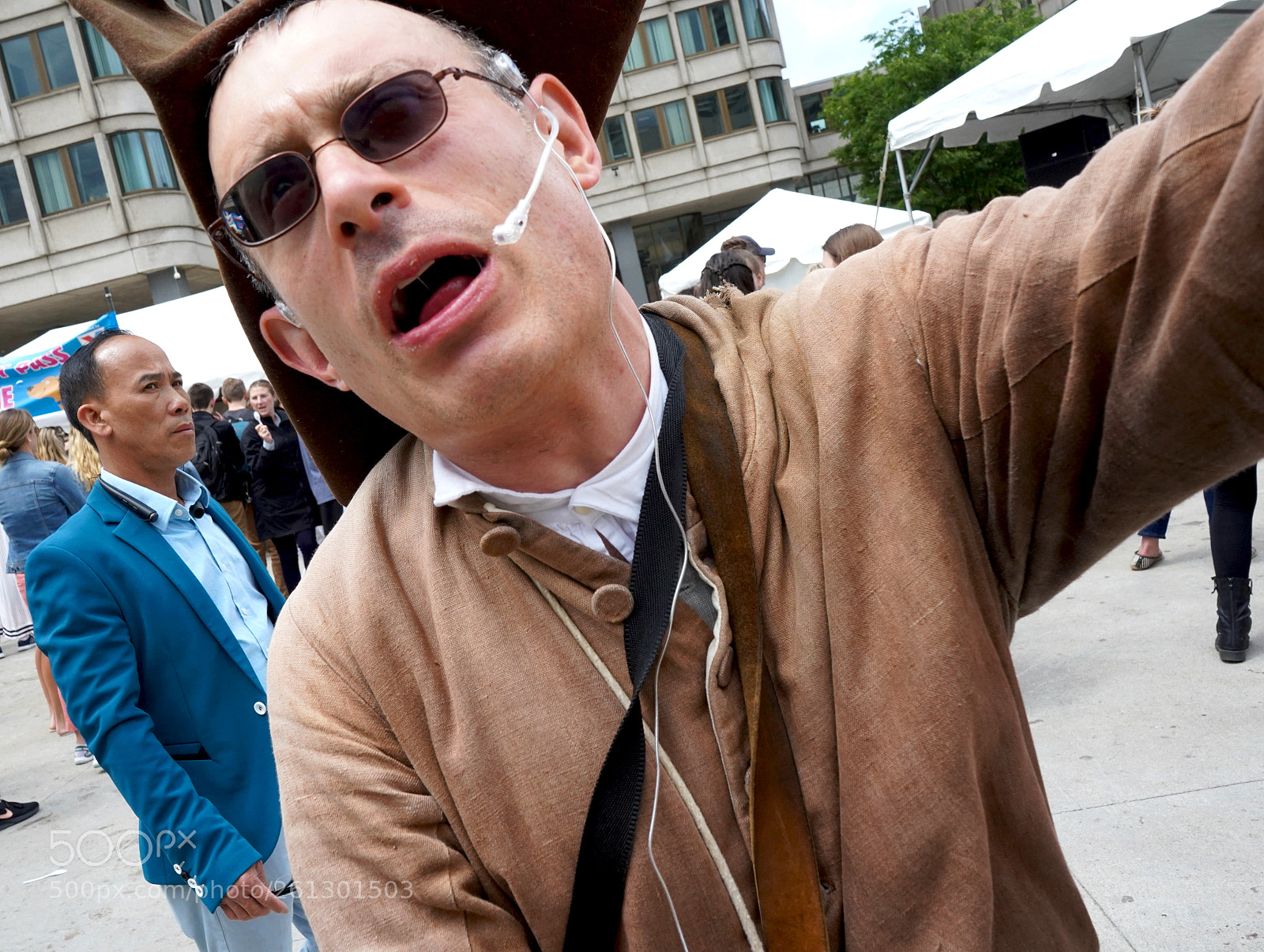 Sony a7 III sample photo. Tour guide passing thru photography