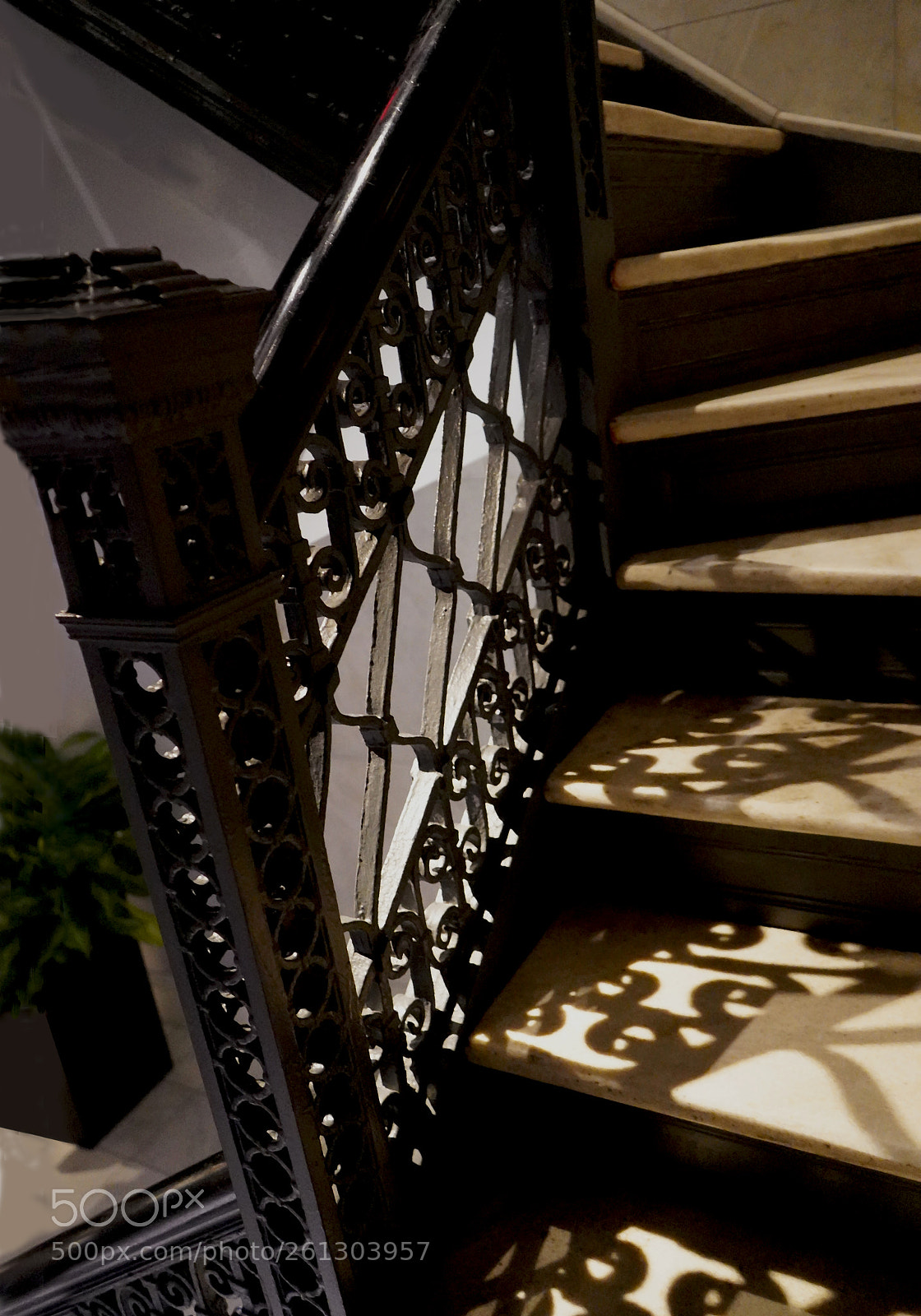 Sony a7 III sample photo. Stairwell in 1912 building boston photography