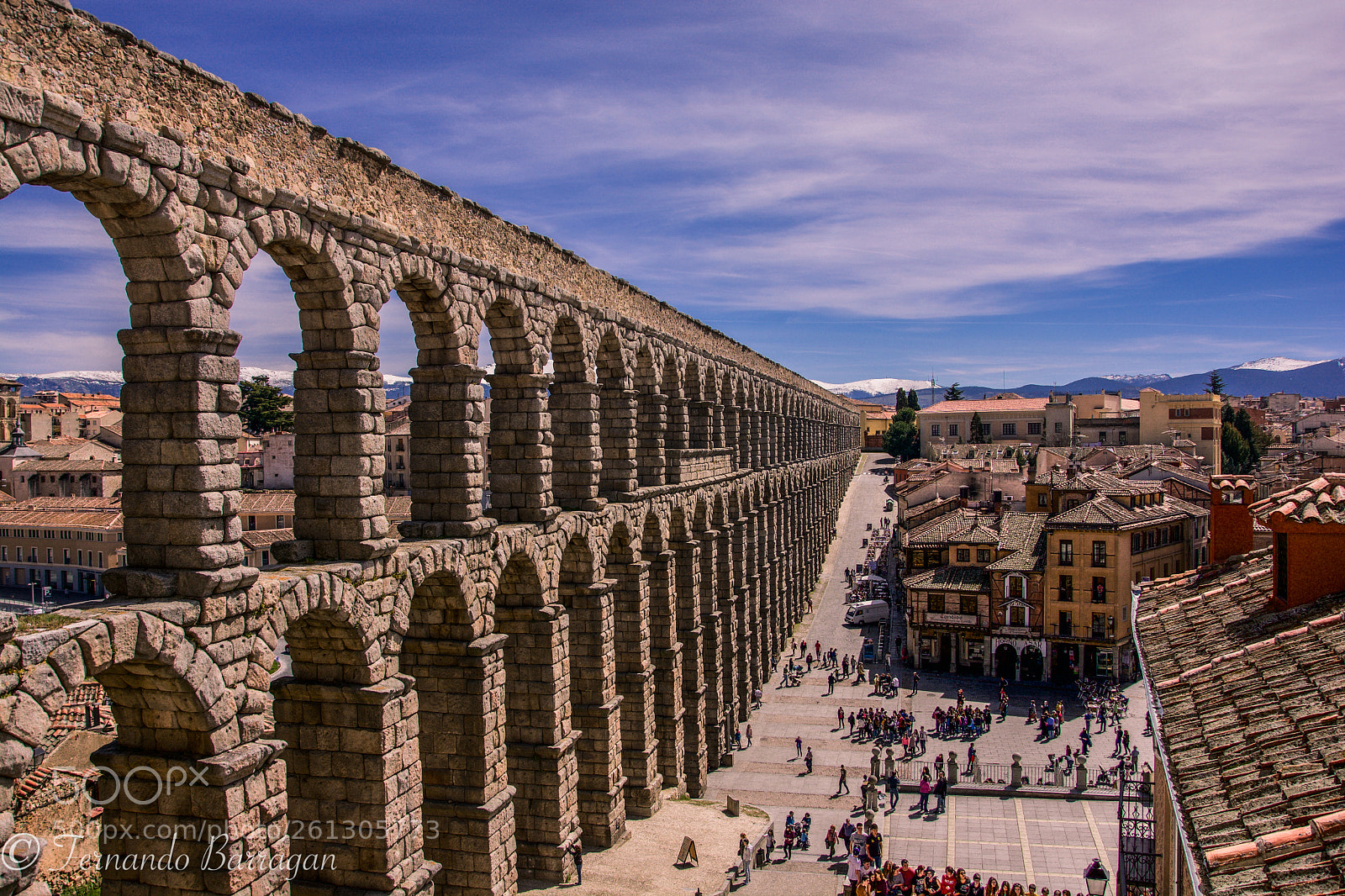 Nikon D7100 sample photo. Segovia aqueducto photography