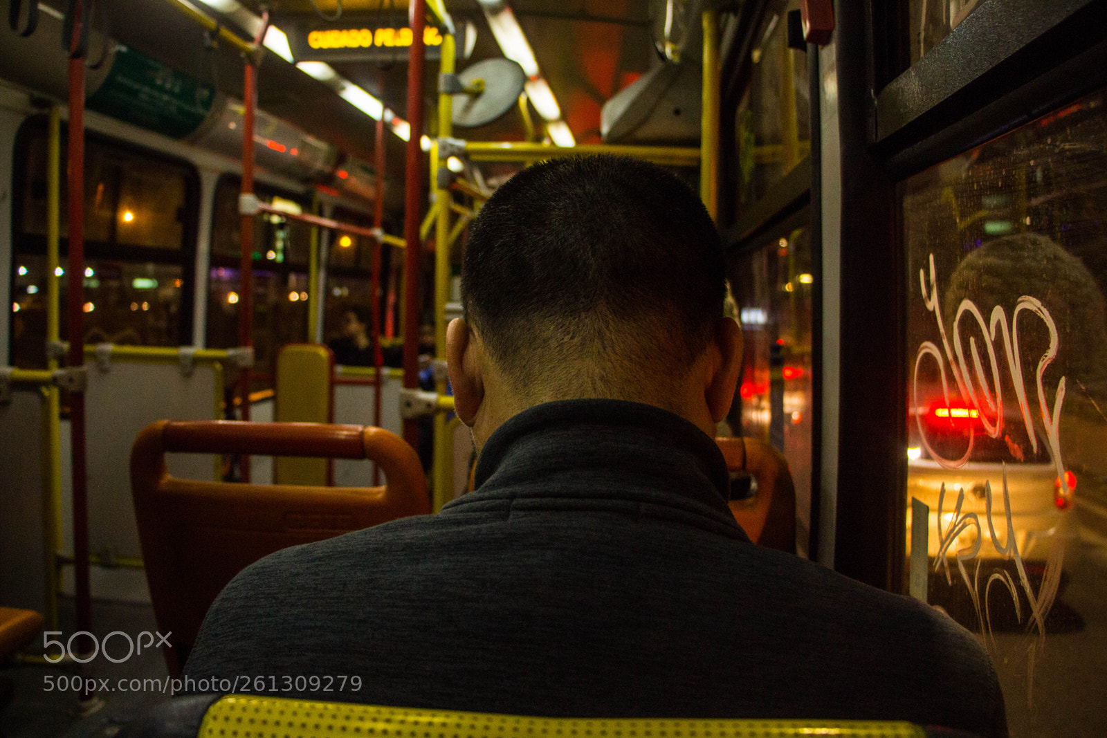 Canon EOS 700D (EOS Rebel T5i / EOS Kiss X7i) sample photo. Person in the bus photography