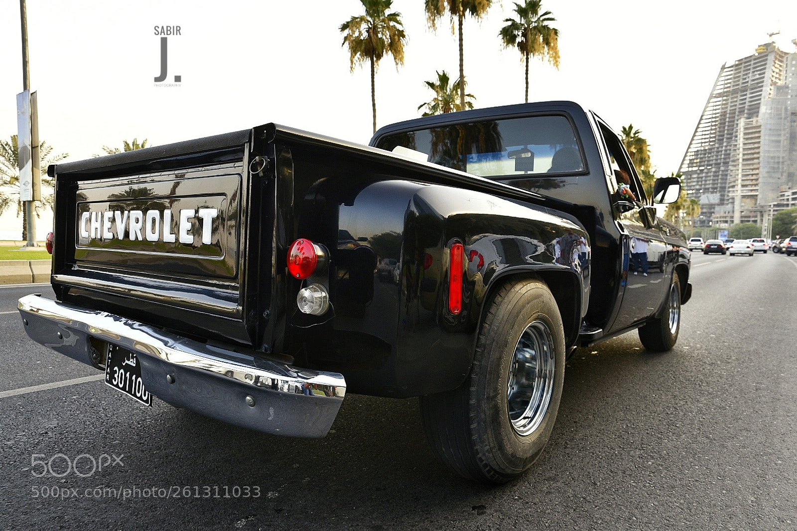 Nikon D750 sample photo. Black chevy photography