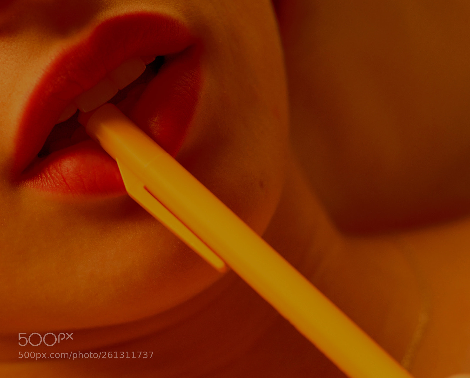Nikon D7200 sample photo. Red lips photography