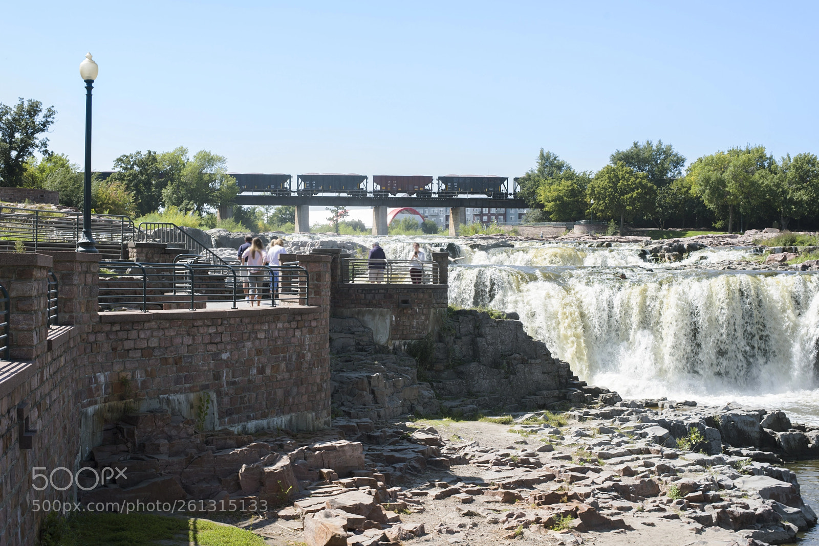 Nikon D750 sample photo. Sioux falls, waterfall photography