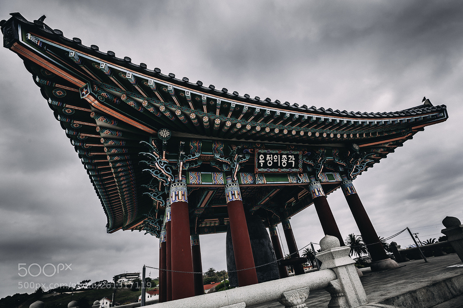 Canon EOS 5D Mark II sample photo. Korean friendship bell photography