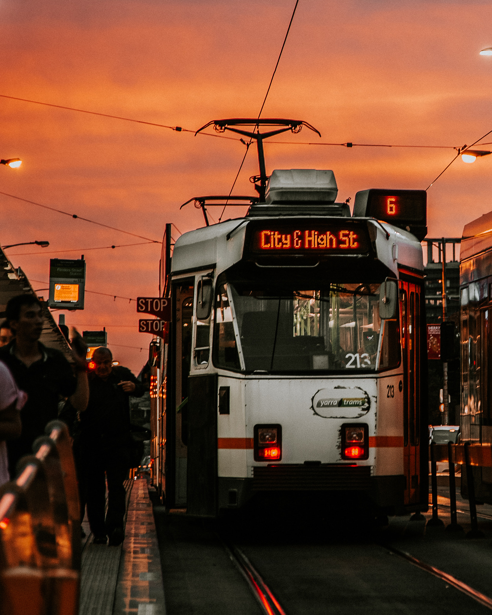Sony a7S II sample photo. Tramways at sunset photography