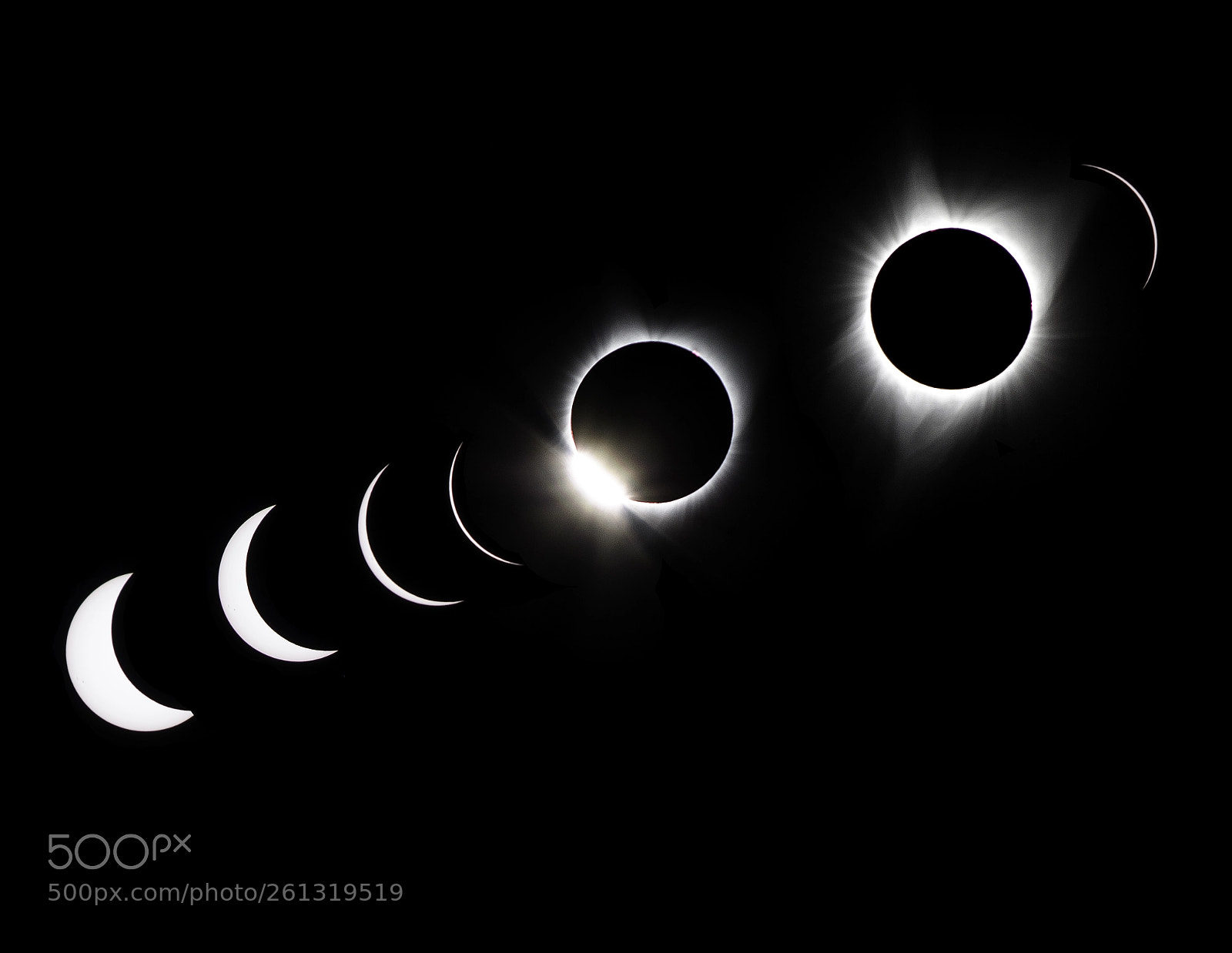 Pentax K-3 sample photo. 2017 solar eclipse composite photography