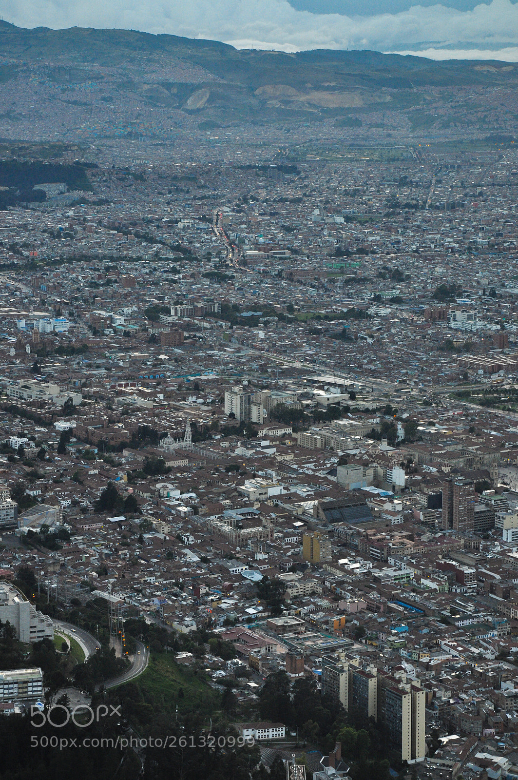 Nikon D90 sample photo. Bogota from atop monserrate photography