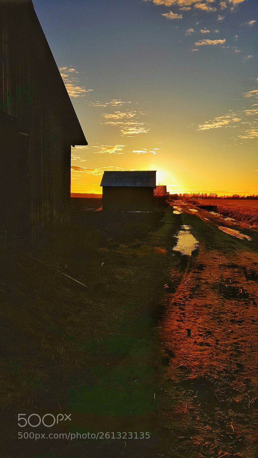 Samsung Galaxy S6 sample photo. Sunrise over the countryside photography