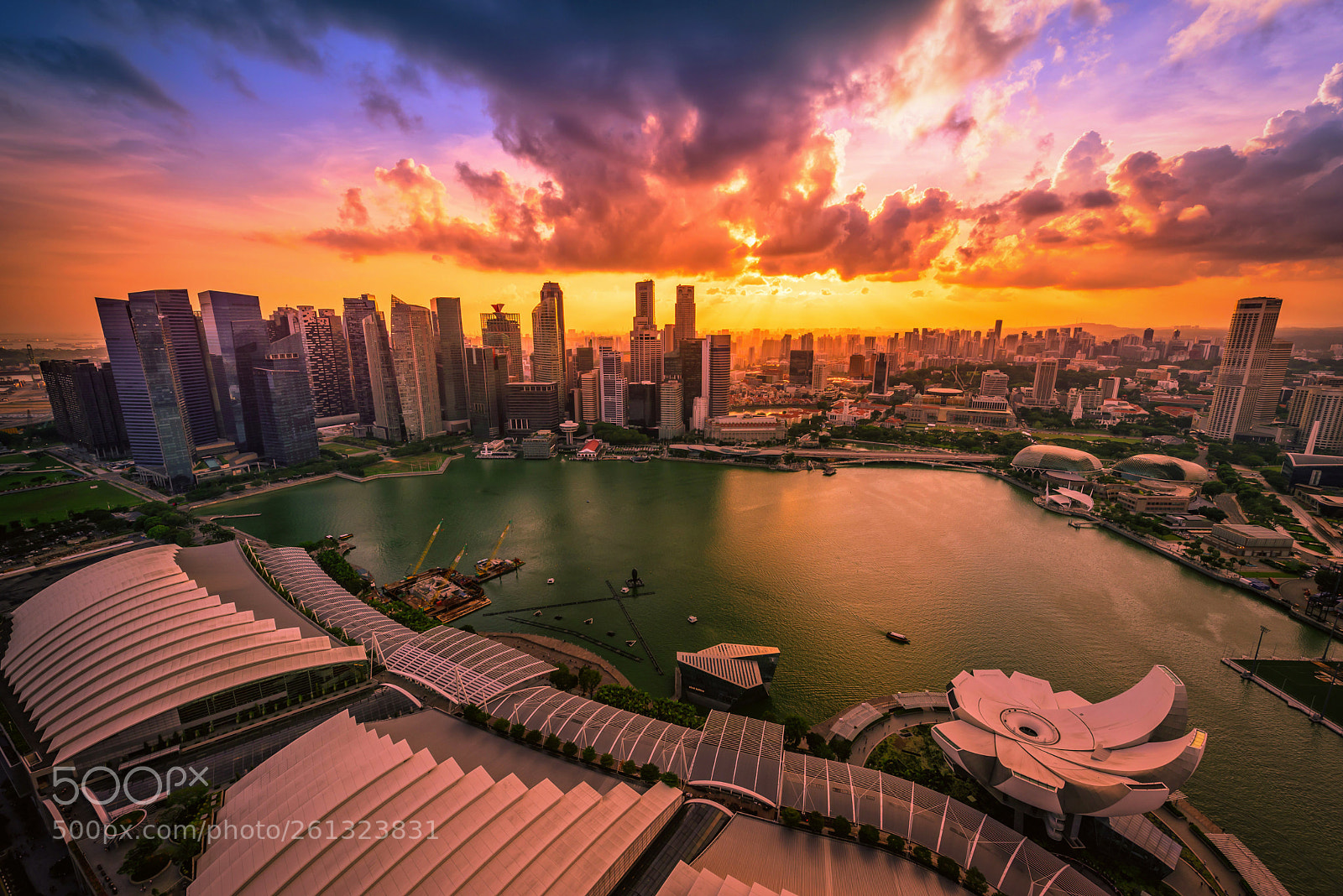 Nikon D750 sample photo. Singapore skyline and view photography