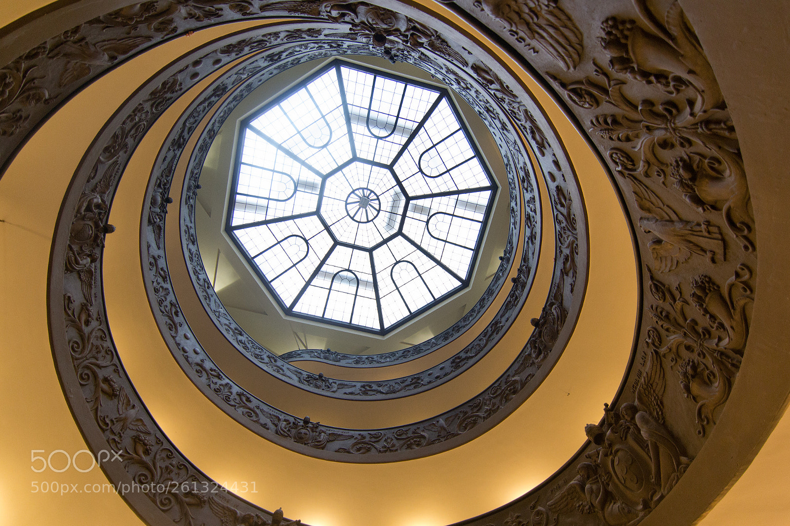 Canon EOS 60D sample photo. Bramante staircase photography