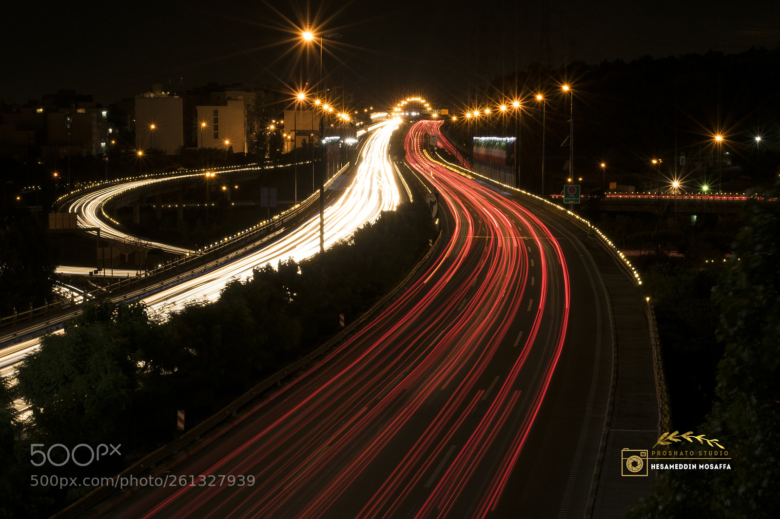 Nikon D3300 sample photo. Lighting highway photography