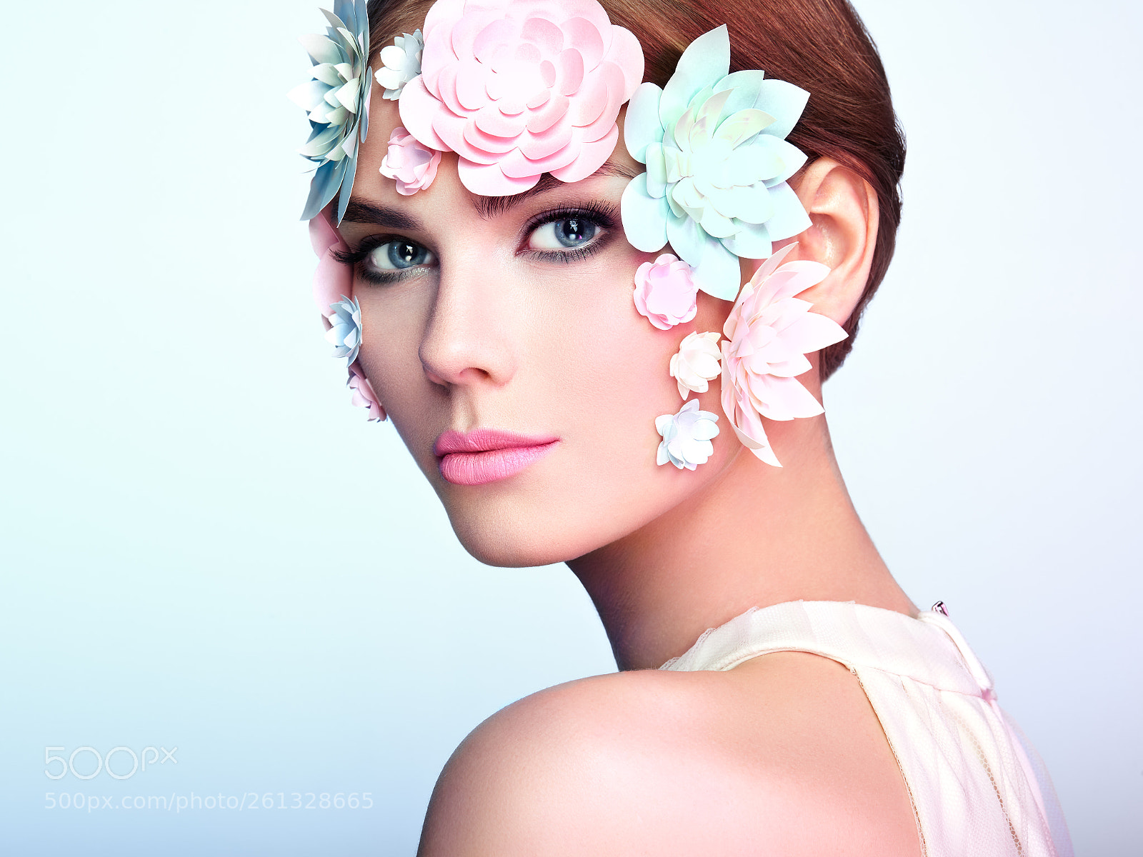 Canon EOS 5D Mark II sample photo. Face of beautiful woman photography
