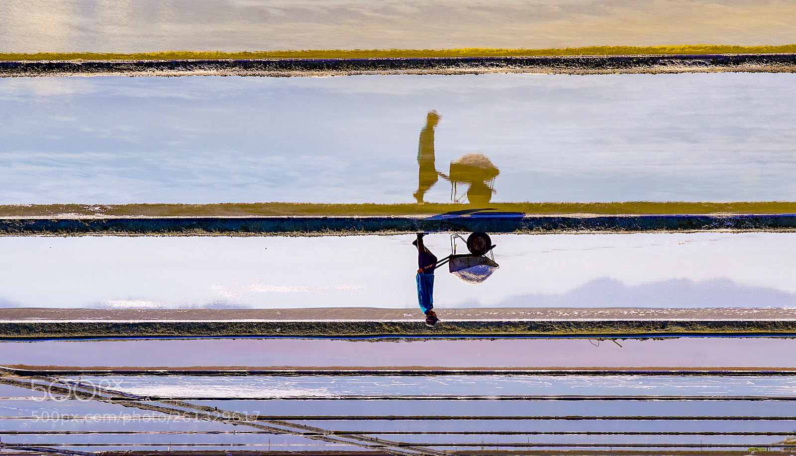 Sony a6000 sample photo. Colourful salt field photography