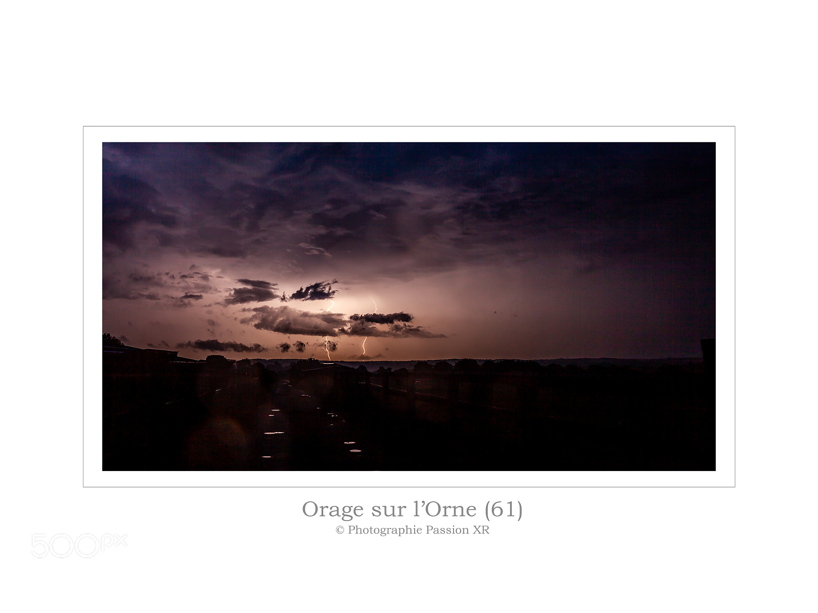 Canon EOS 5D Mark II sample photo. Orage sur orne photography