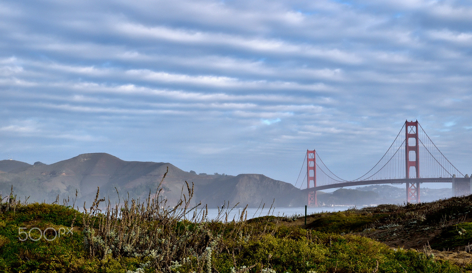 Nikon D5500 + Sigma 17-50mm F2.8 EX DC OS HSM sample photo. Golden gate bridge from baker beach parking photography