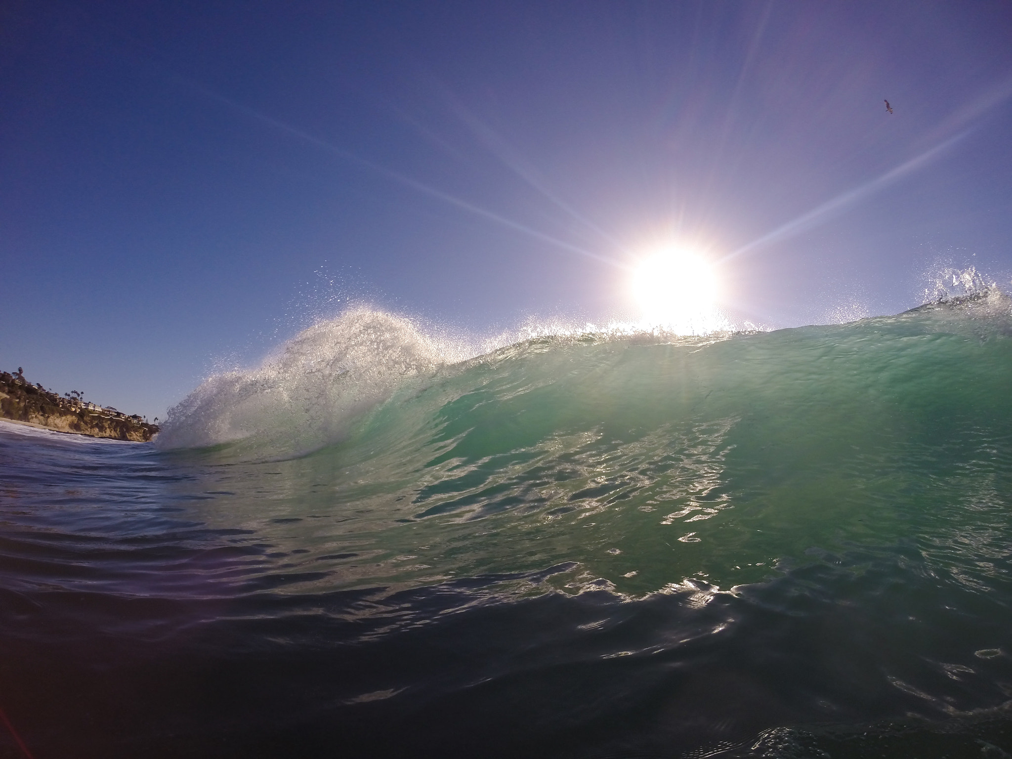 GoPro HERO3+ Black Edition sample photo. California wave photography