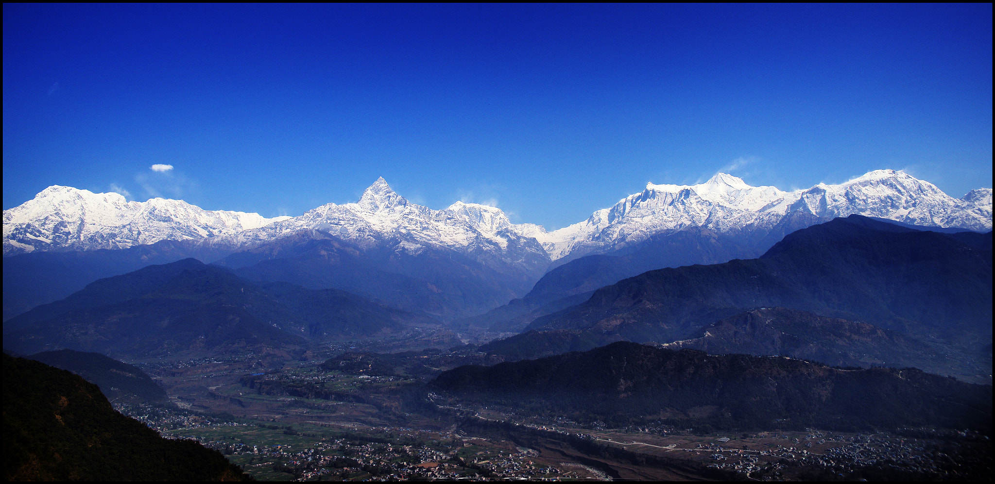 Sony Alpha DSLR-A900 sample photo. Machapuchare (fish tail) photography