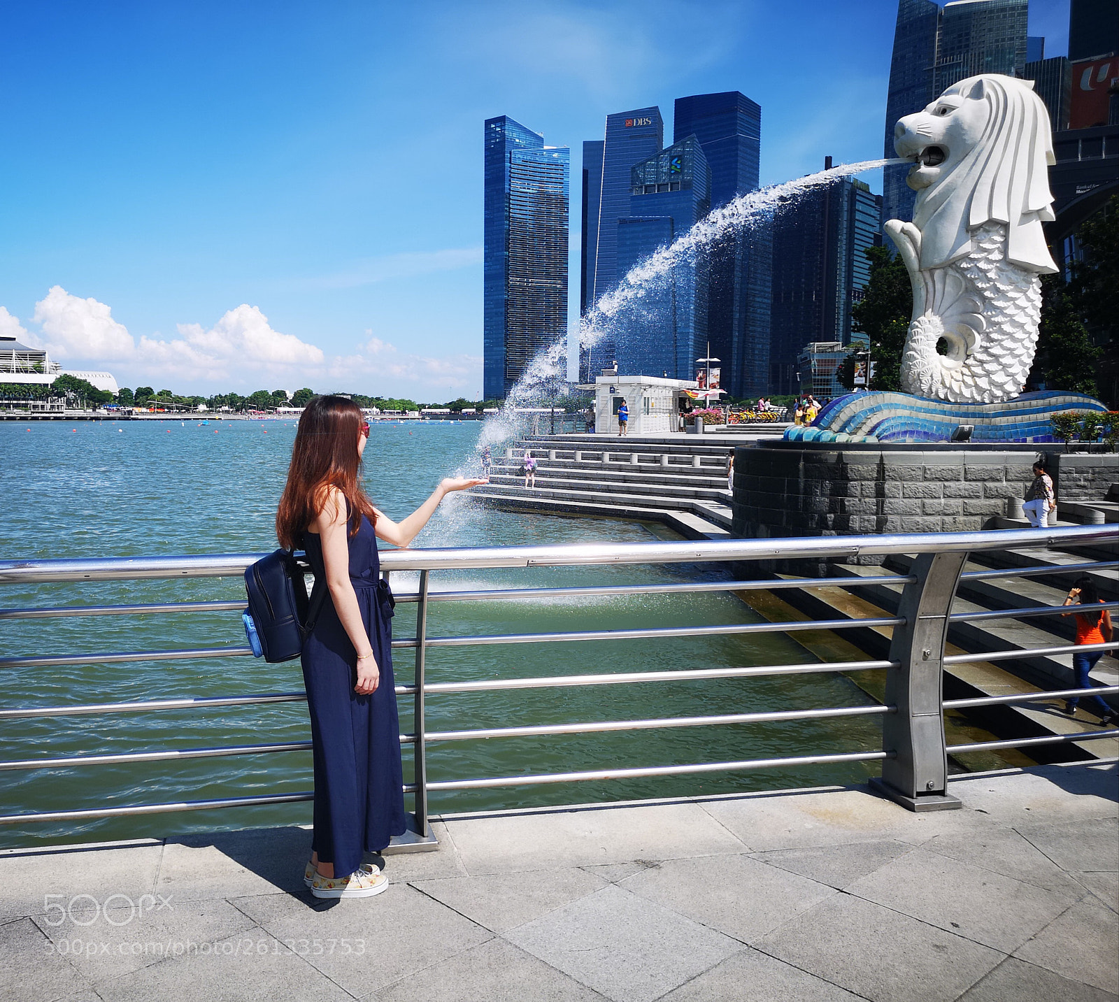 HUAWEI CLT-L29 sample photo. Singapore merlion photography