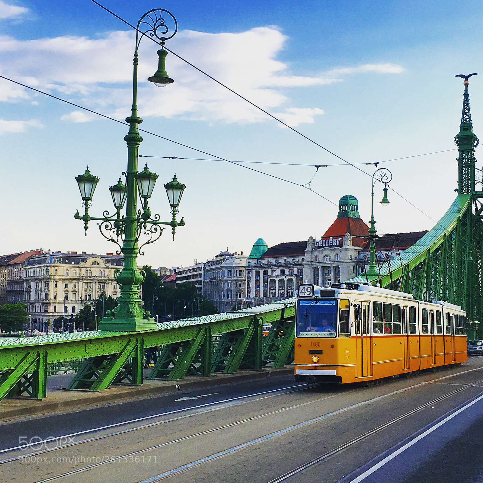 Apple iPhone 6s sample photo. Tram in budapest photography