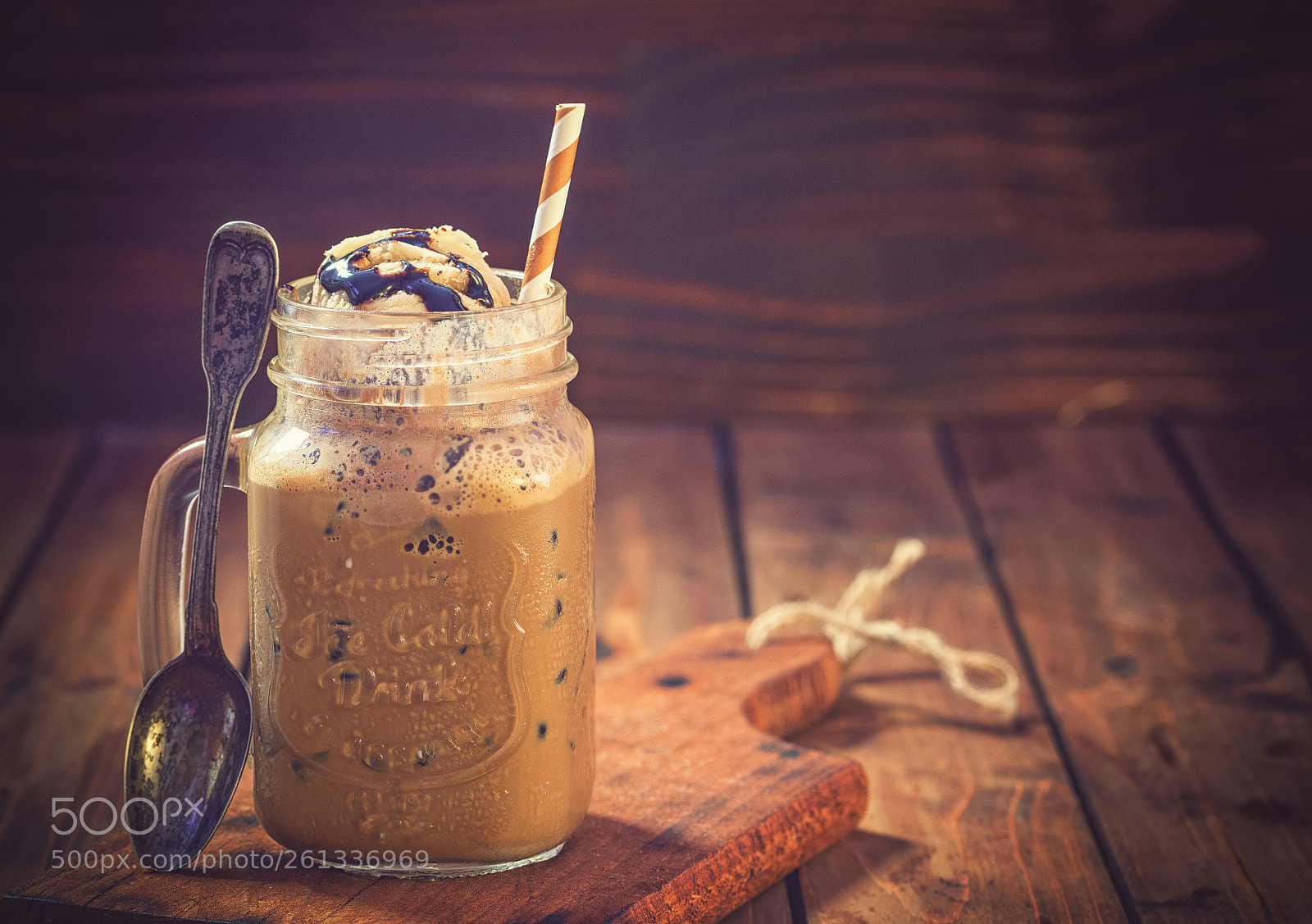 Canon EOS 5D Mark II sample photo. Iced coffee photography