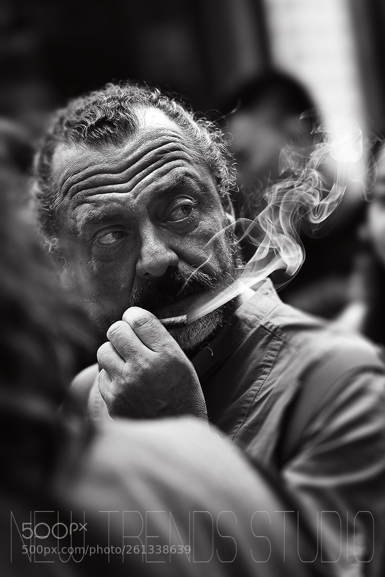 Nikon D810 sample photo. Cigar man photography