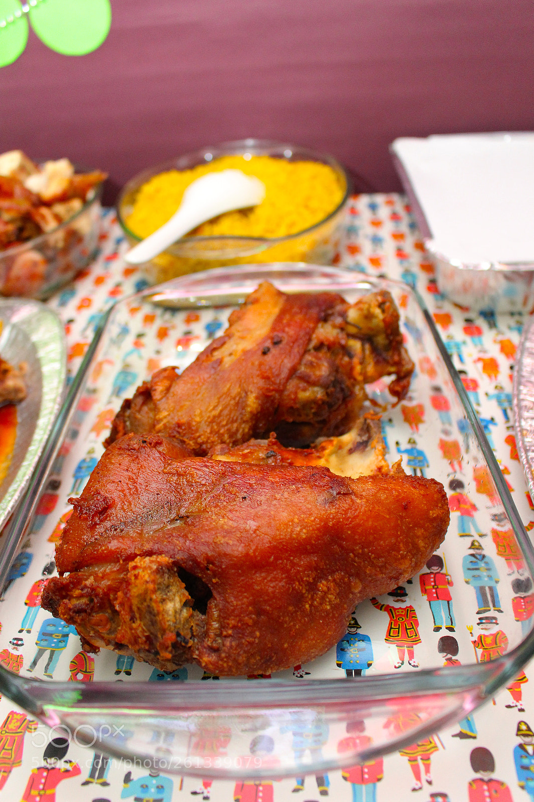 Canon EOS 700D (EOS Rebel T5i / EOS Kiss X7i) sample photo. Roasted pork leg photography