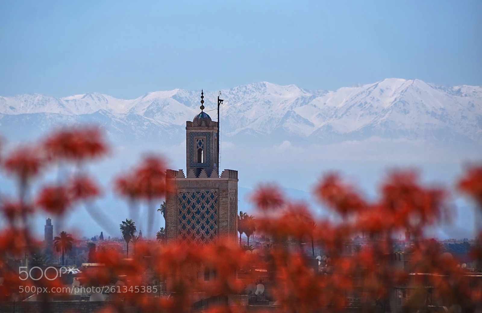 Sony SLT-A58 sample photo. Mosque, mountains, marrakech, magic! photography