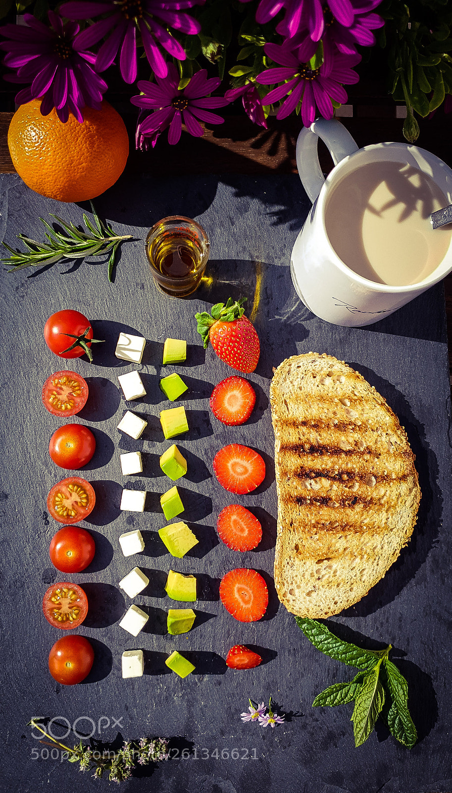 Samsung Galaxy S9 sample photo. Deconstructed toast photography