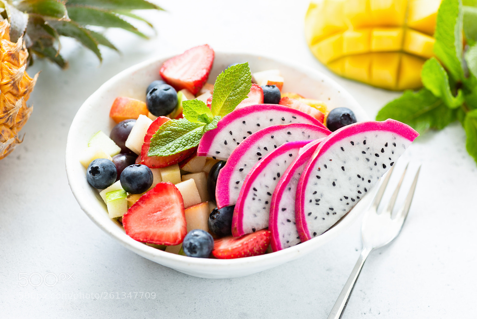 Nikon D810 sample photo. Thai fruit salad with photography