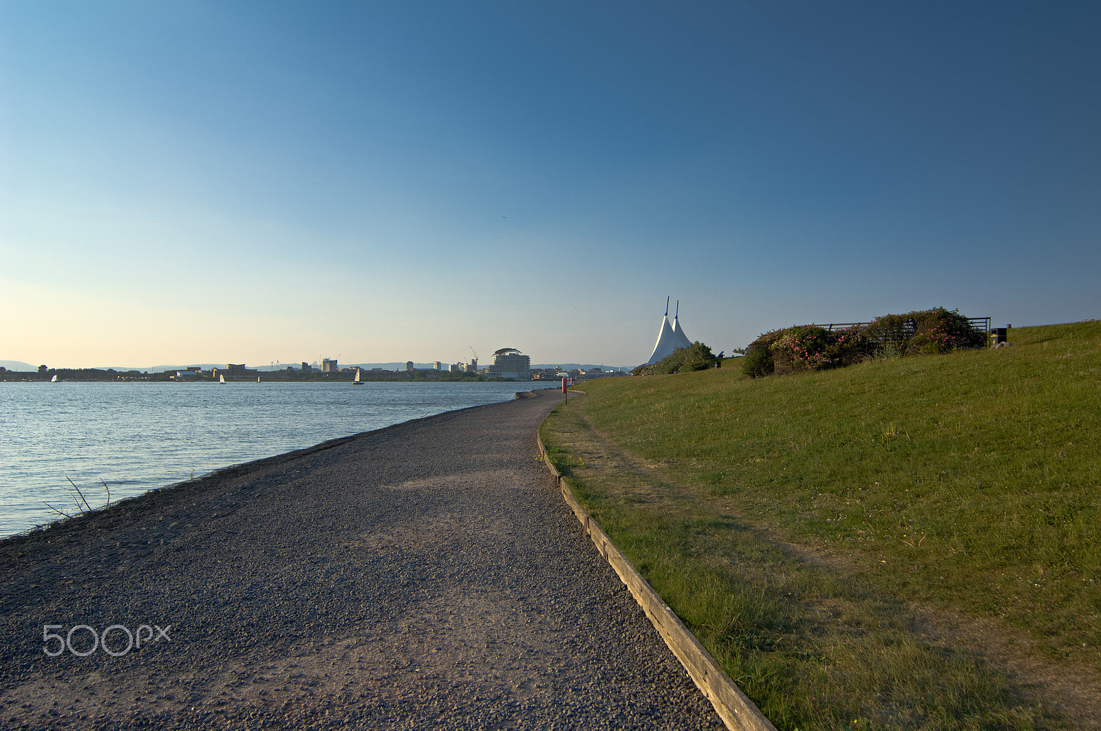 Nikon D2X sample photo. Evening on the bay photography