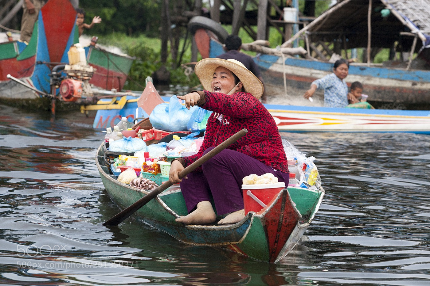 Canon EOS 5D Mark II sample photo. Tonlesap floating village  photography