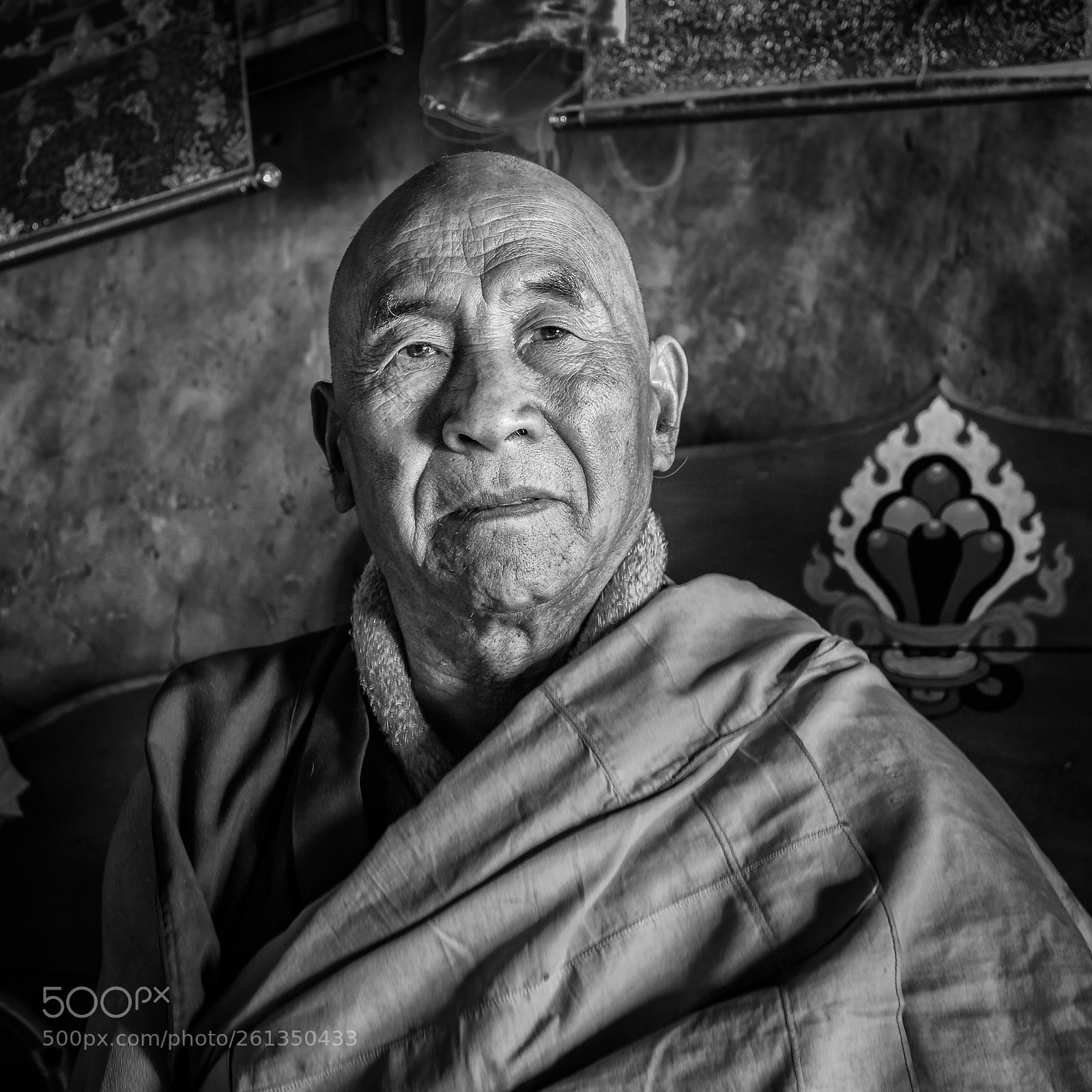 Canon EOS 5D Mark II sample photo. The old lama, tawang photography