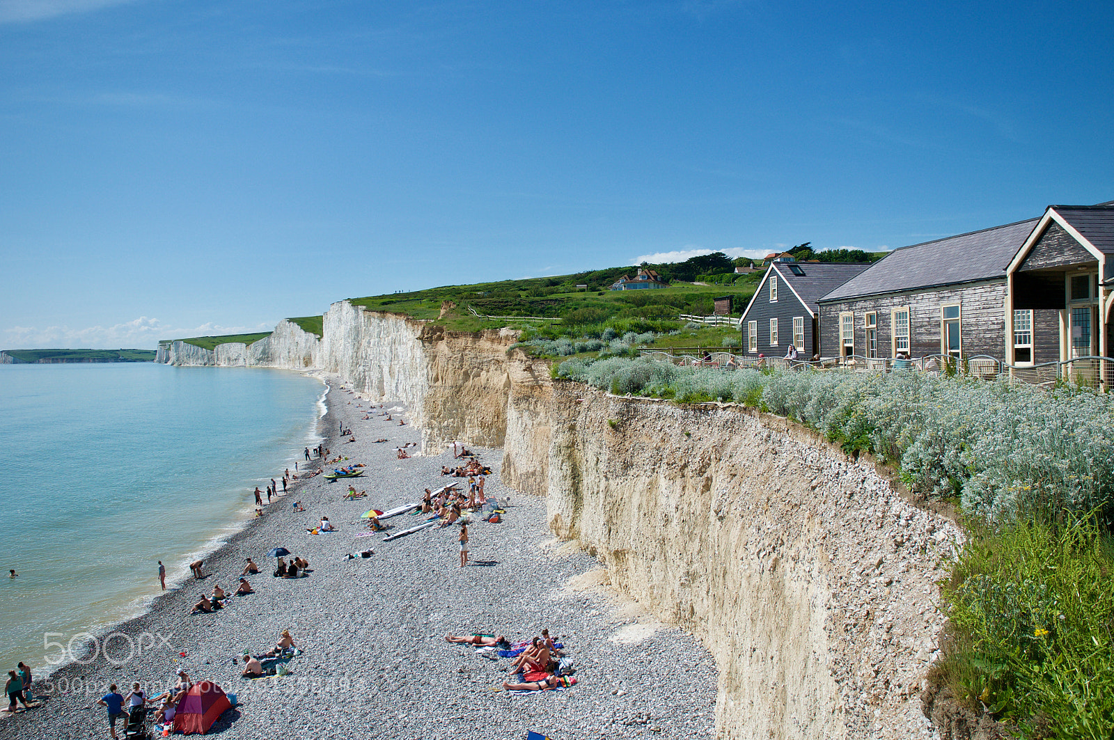 Nikon D300 sample photo. Birling gap photography