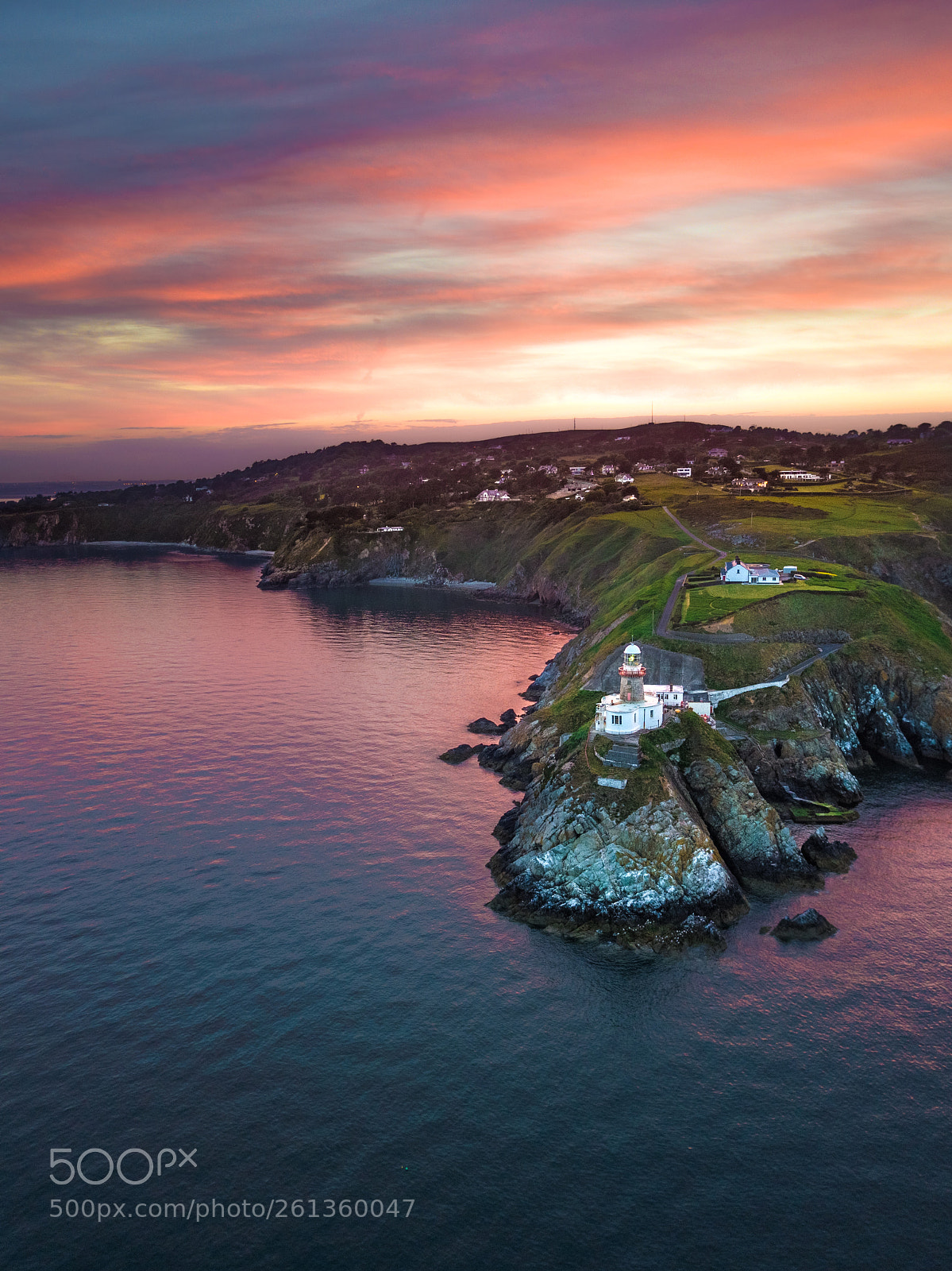 DJI FC220 sample photo. Baily lighthouse, howth, dublin photography