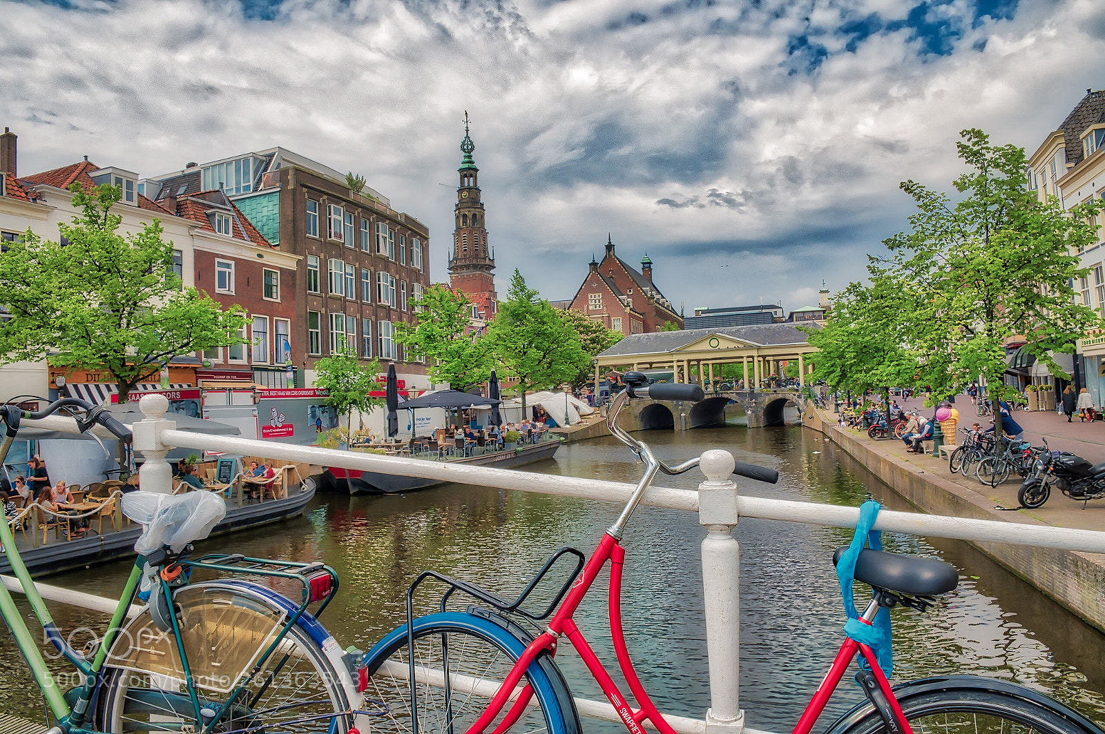 Nikon D500 sample photo. Leiden by bike photography