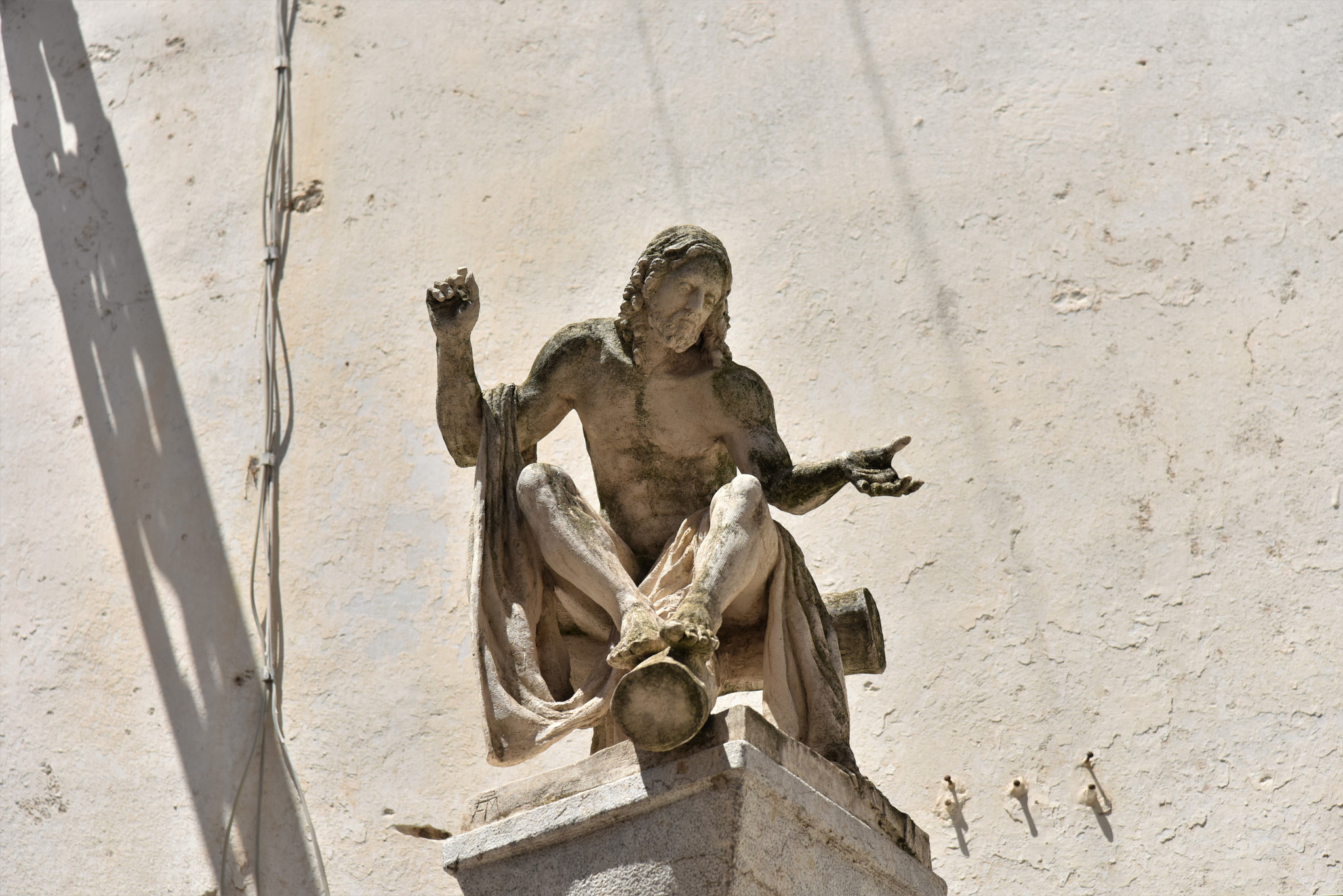 Nikon AF-S Nikkor 24-120mm F4G ED VR sample photo. Street jesus in raito, amalfi coast photography