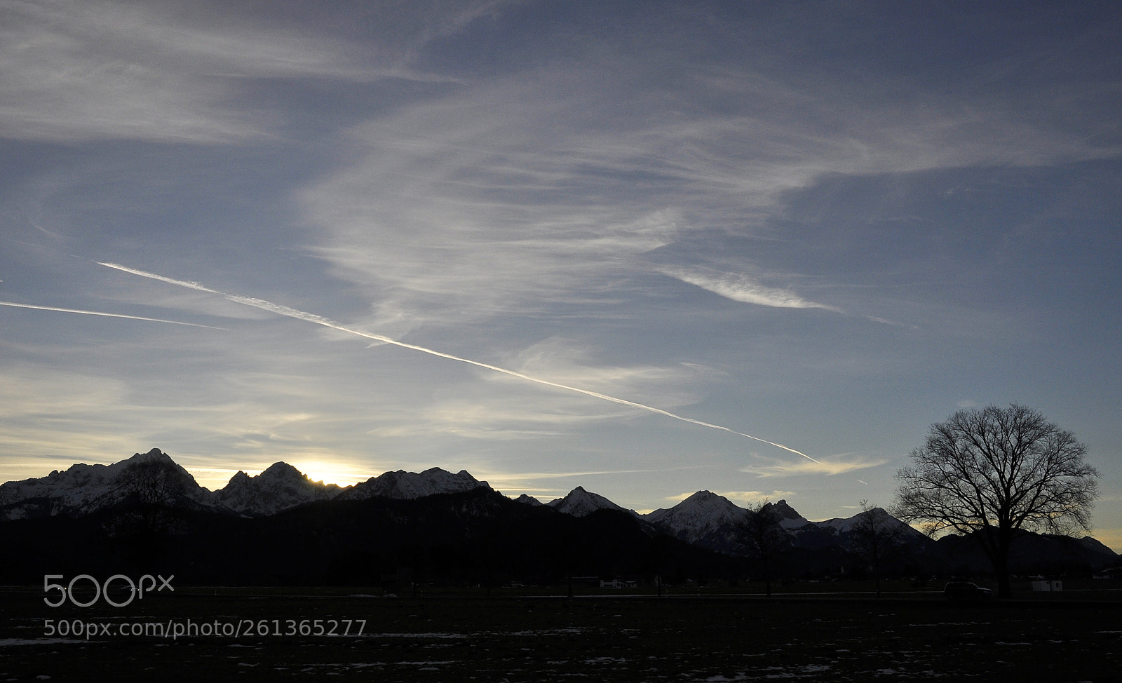 Nikon D90 sample photo. Alpine sunset photography