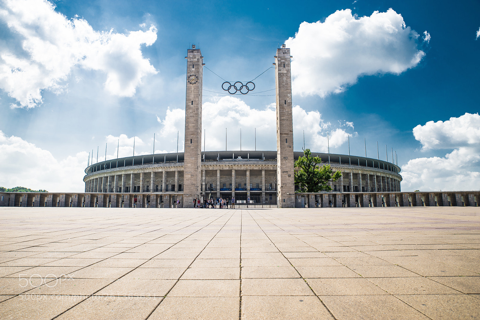 Sony a7R sample photo. Olympiastadion berlin photography