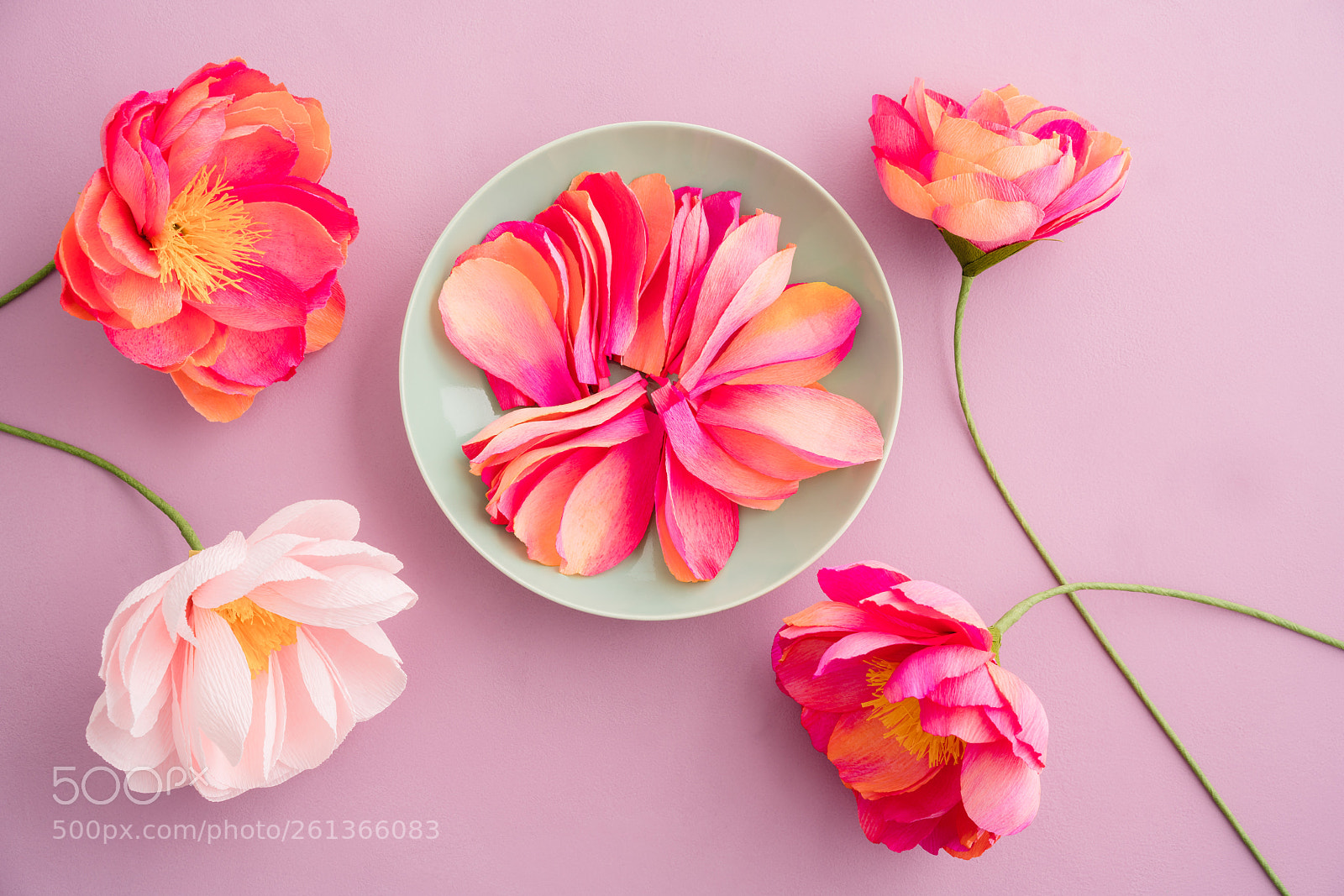 Sony a7R III sample photo. Crepe paper peony flowers photography
