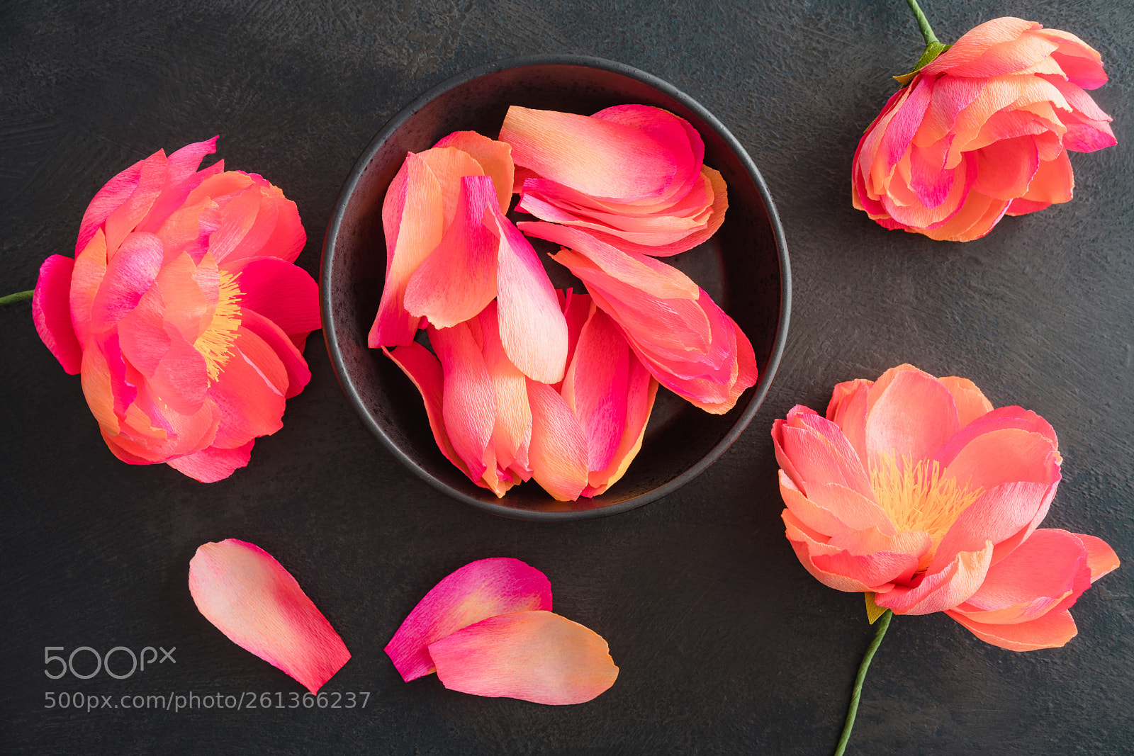 Sony a7R III sample photo. Crepe paper peony flowers photography