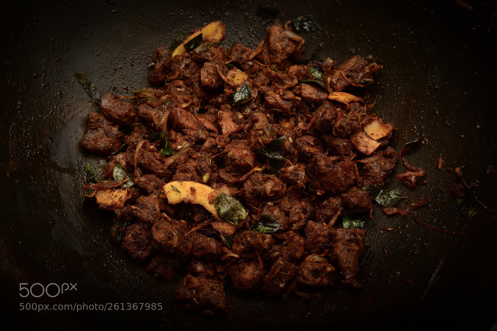 Nikon D5200 sample photo. Beef coconut fry photography