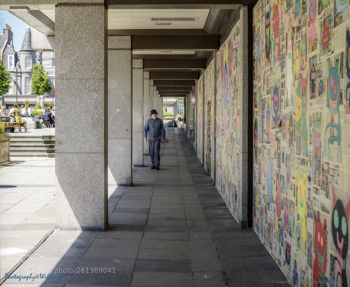 Nikon D800E sample photo. Comic wall photography