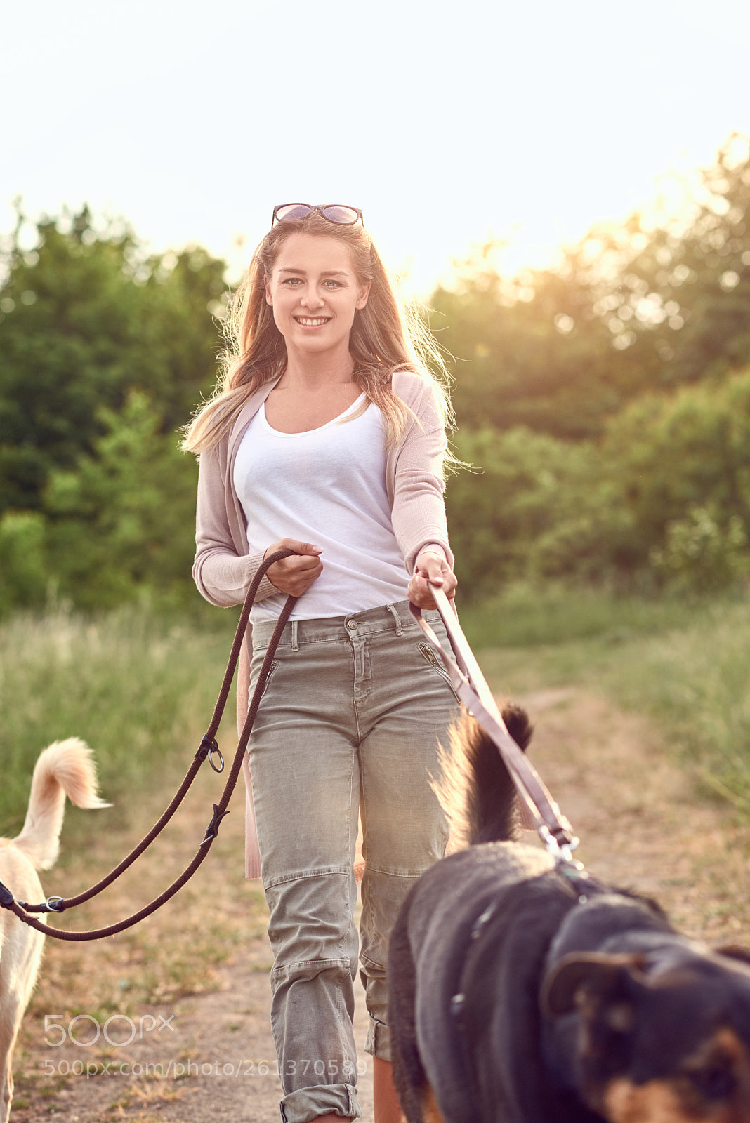 Nikon D800 sample photo. Smiling pretty blond woman photography
