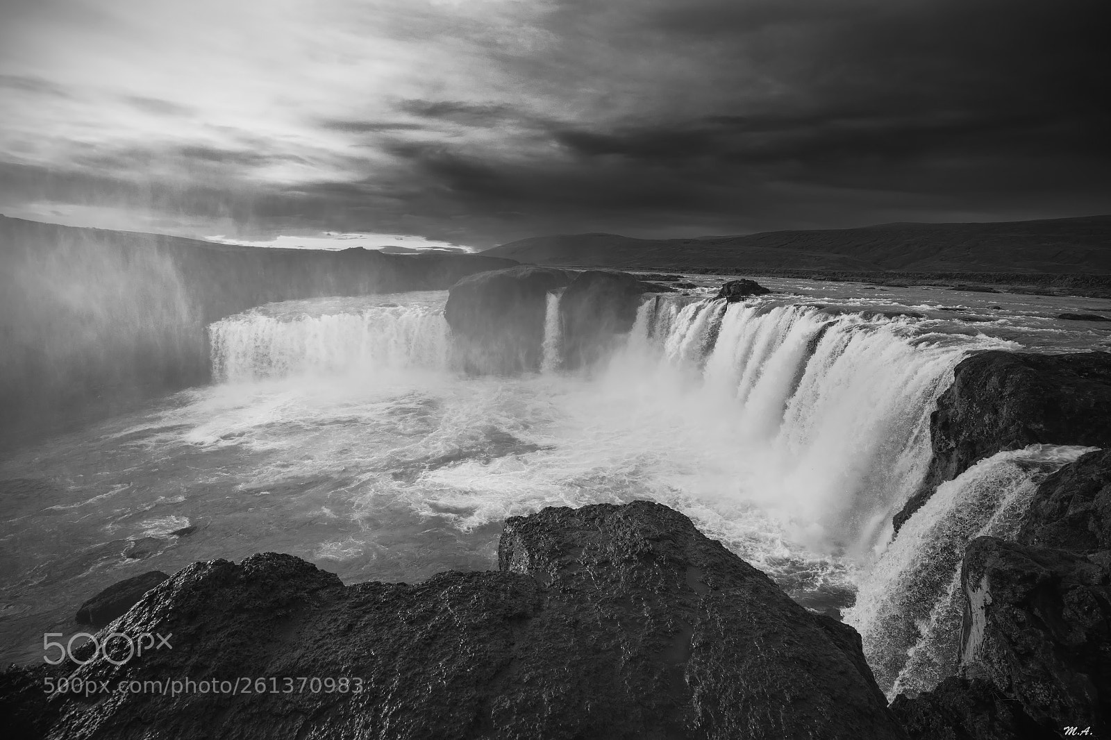 Canon EOS 6D sample photo. Godafoss waterfall photography
